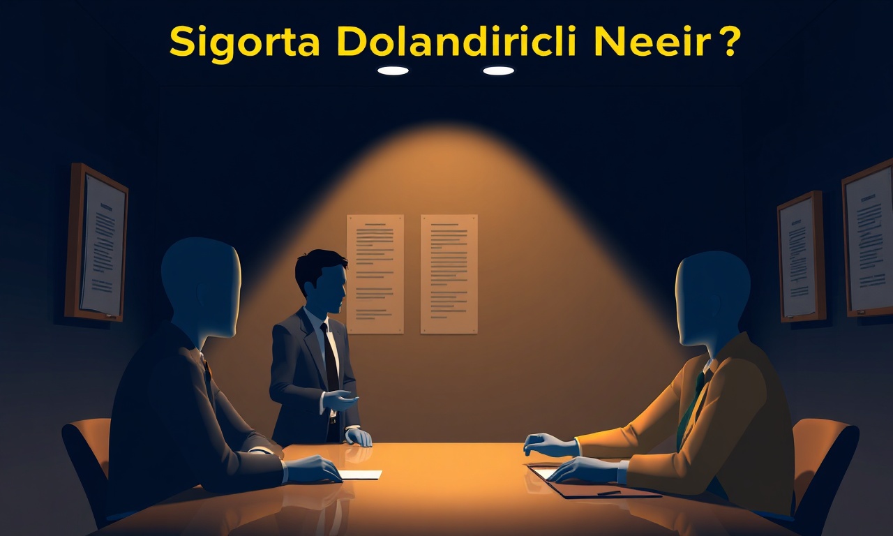 Sigorta Dolandırıcılığı Nedir?