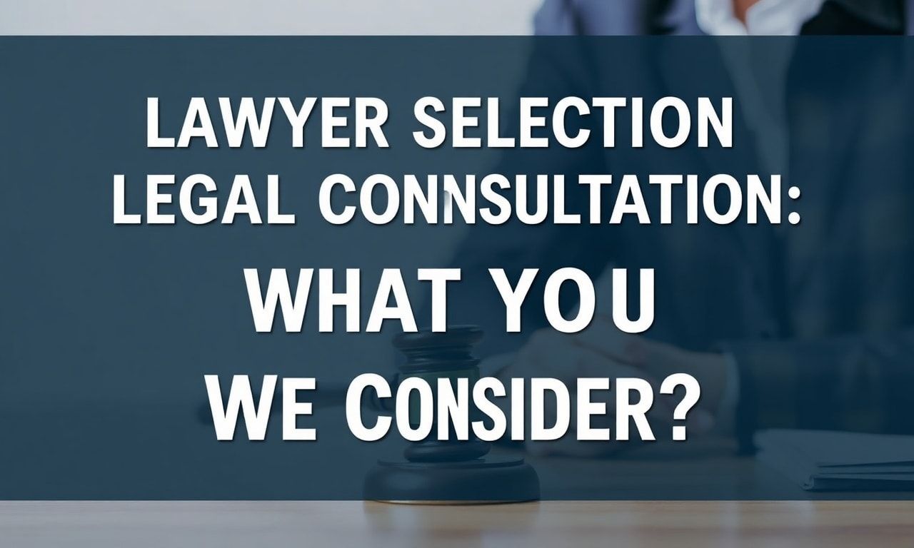 Avukat Seçimi ve Hukuki Danışmanlık: Ne Dikkate Almalıyız?