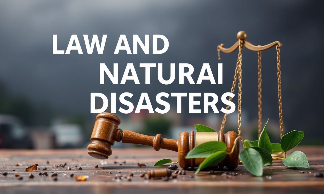 Hukuk ve Doğal Afetler: Yasal Yönler ve Haklarınız