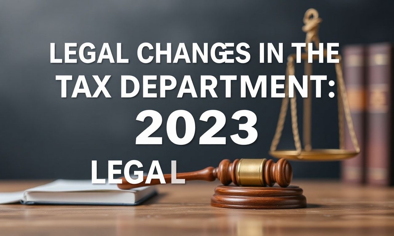 Hukukal Dairede Değişiklikler: 2023 Yılı Yasal Güncellemeler