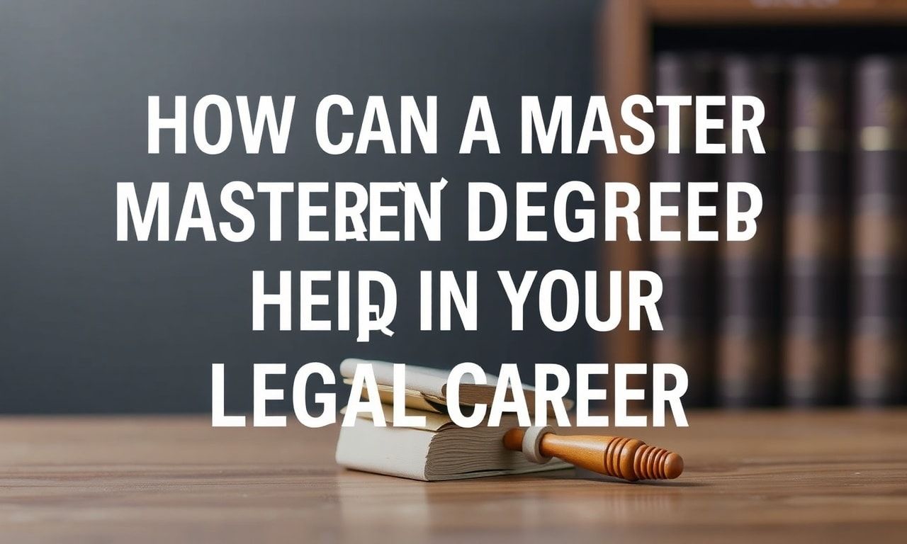 Hukukal Deneyimlerinizde Yüksek Lisans Derecesi Nasıl Yardımcı Olabilir?