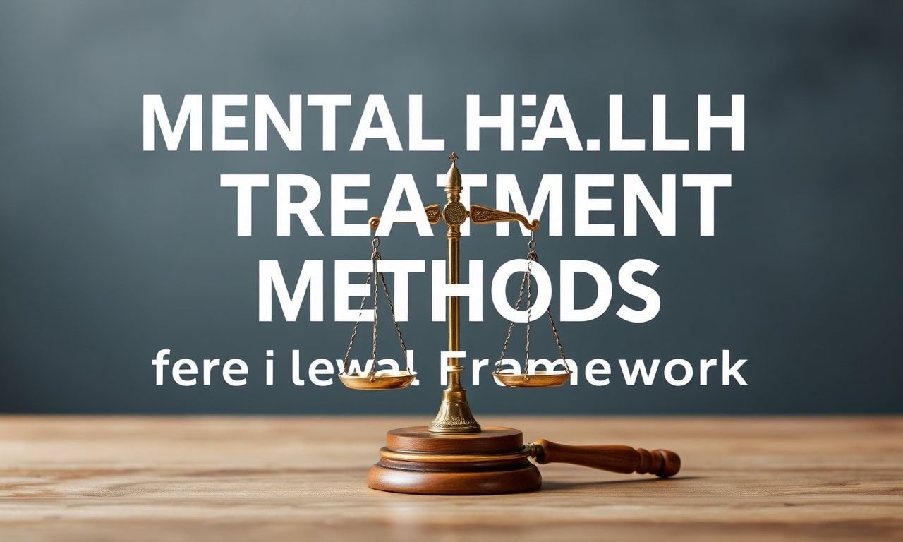 Hukukal Çerçeve İçinde Ruhsal Sağlık ve Tedavi Yöntemleri