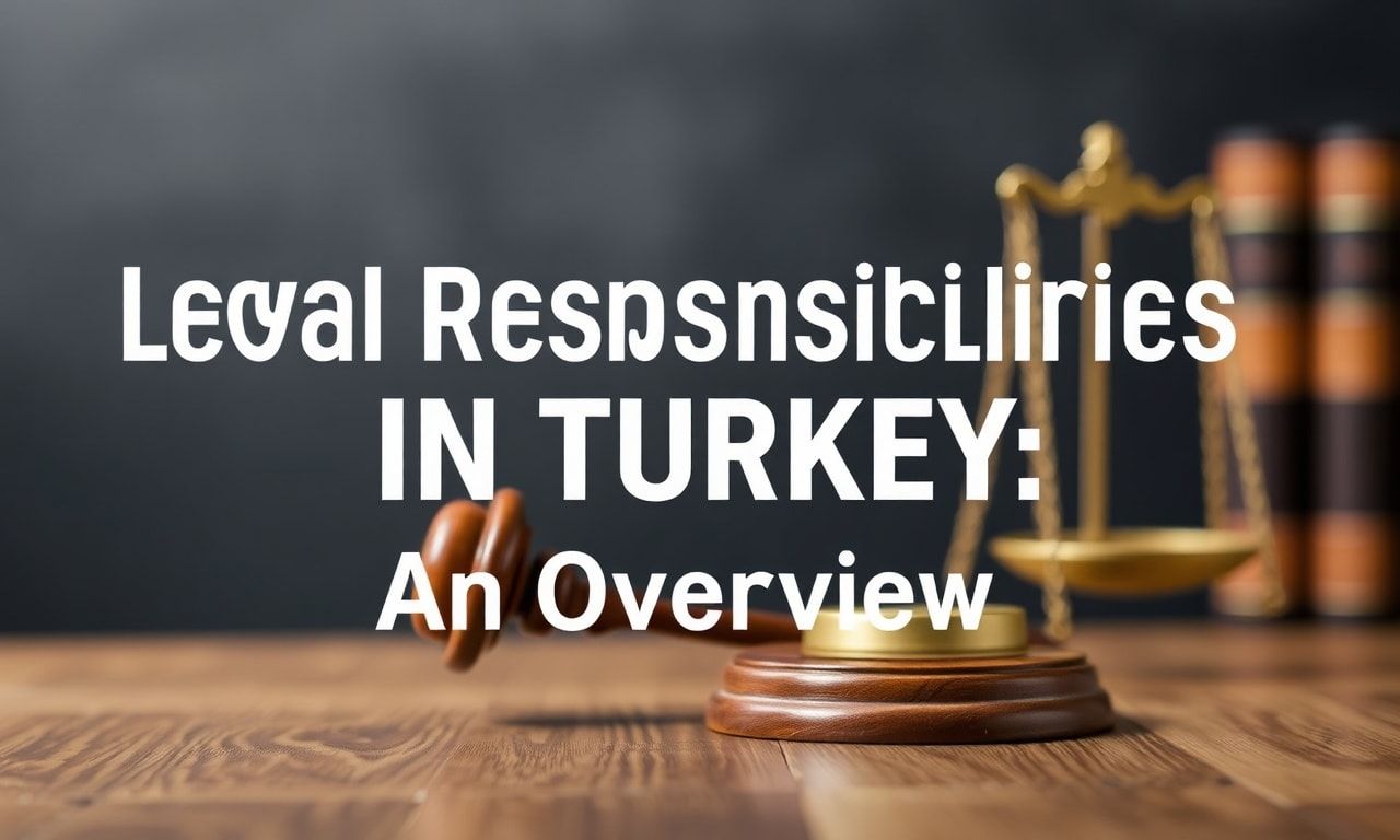 Türkiye'de Hukuki Sorumluluklar: Bir Genel Bakış