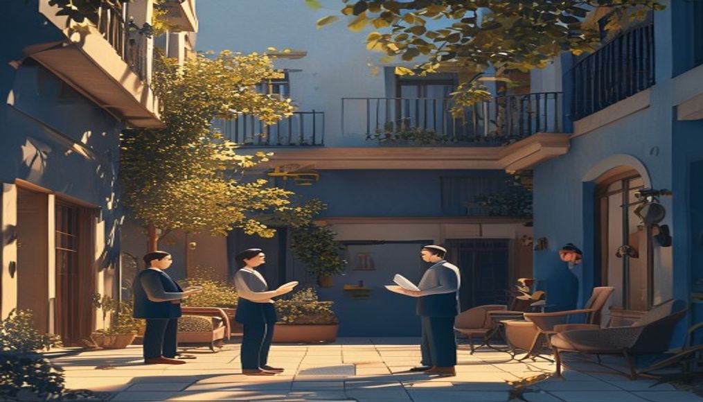 Apartman yöneticisi seçim ve görevden alma sürecini gösteren sahne