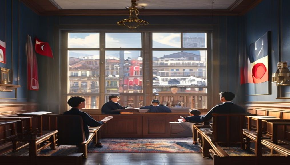 Mahkeme salonunda baba ve çocuğun durumu