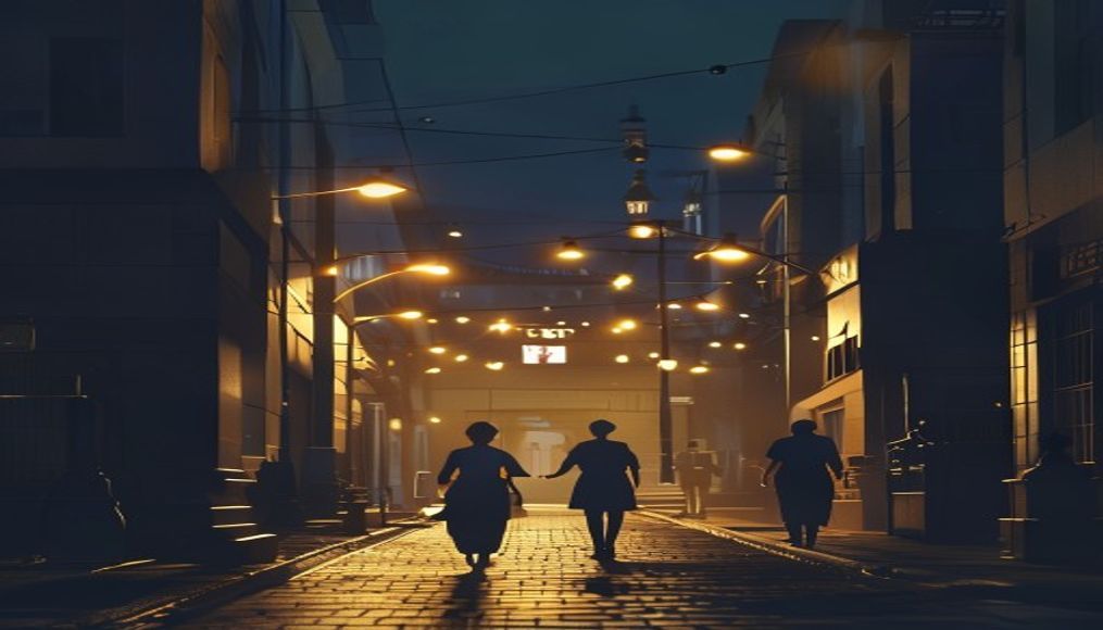 Gece Çalışması Sahnesi
