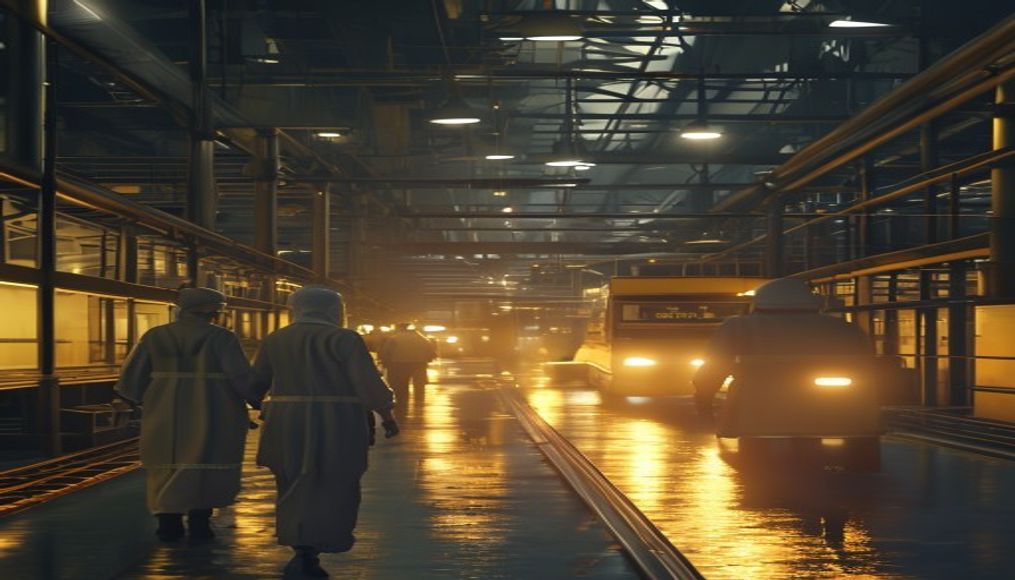 Gece çalışması yapan kadın işçiler