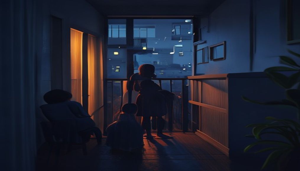 İstanbul’da bir apartman sahnesi, komşu gürültüsüyle mücadele eden aile