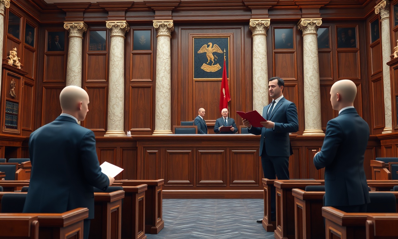 Adliyede marka tazminat davası duruşma sahnesi