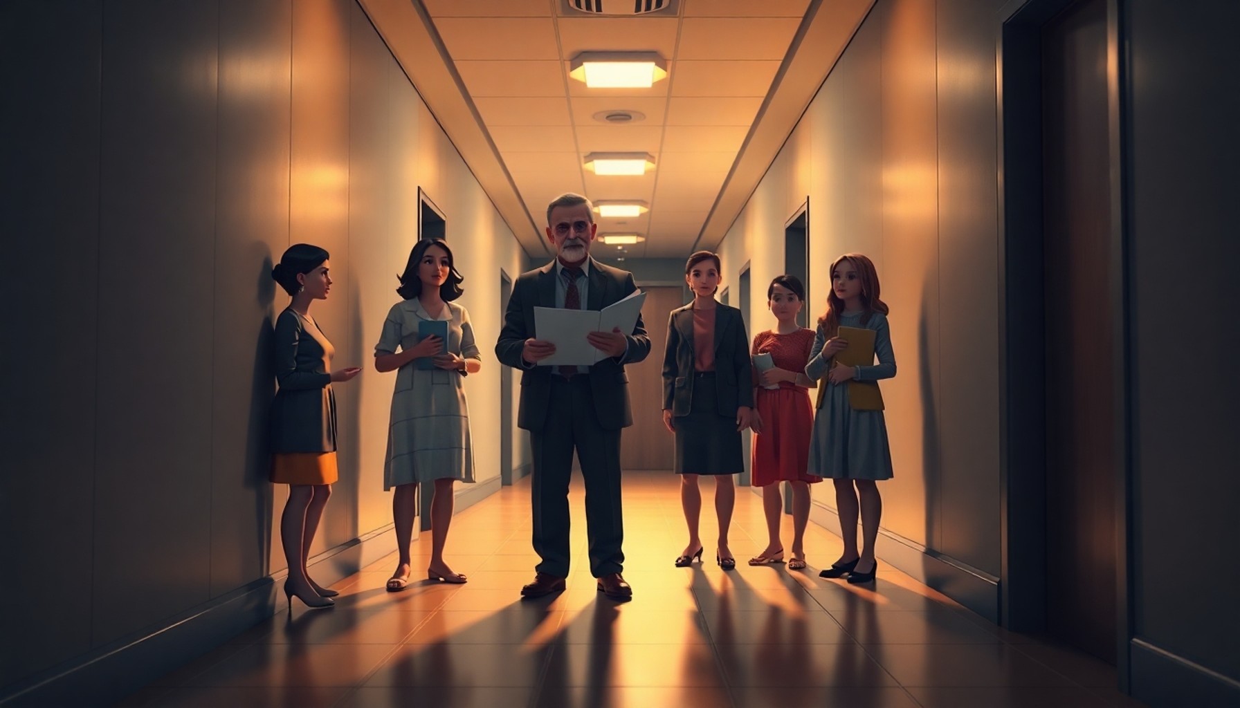 Miras paylaşımı sırasında şaşıran aile üyeleri noterde