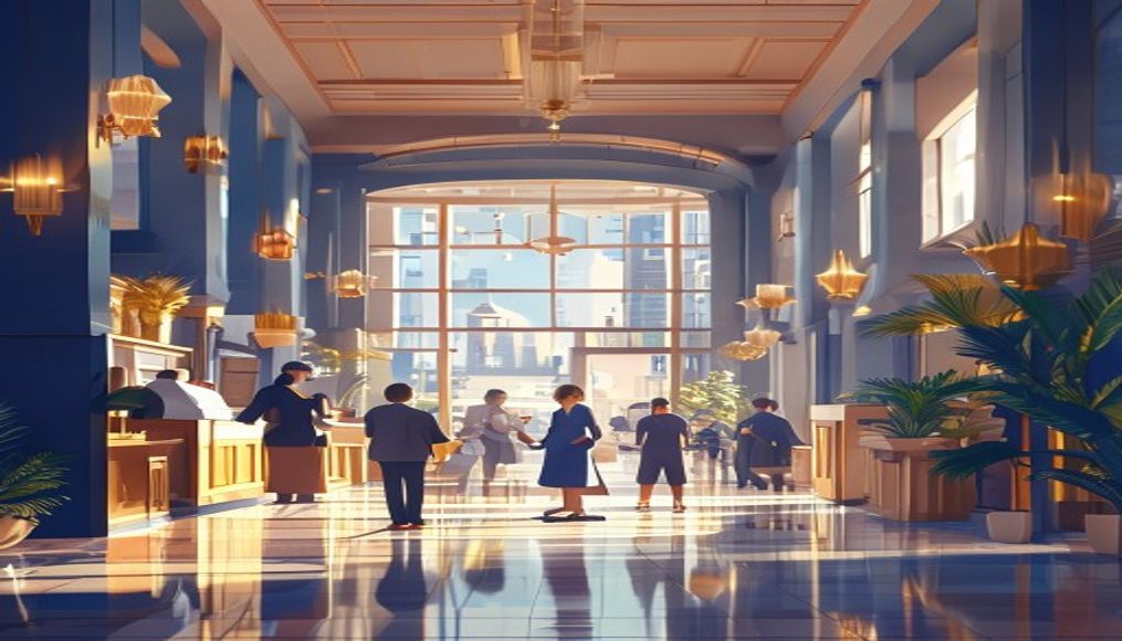 Türk otel rezervasyonu sahnesi