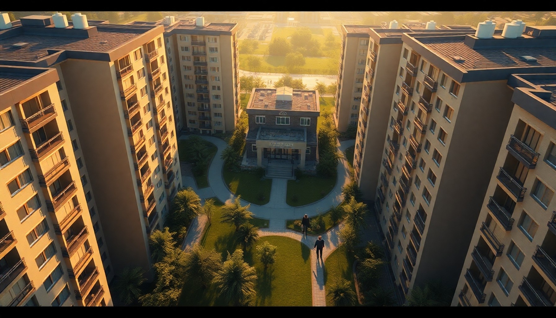 Toplu yapı kompleksinde rezidans yönetimi