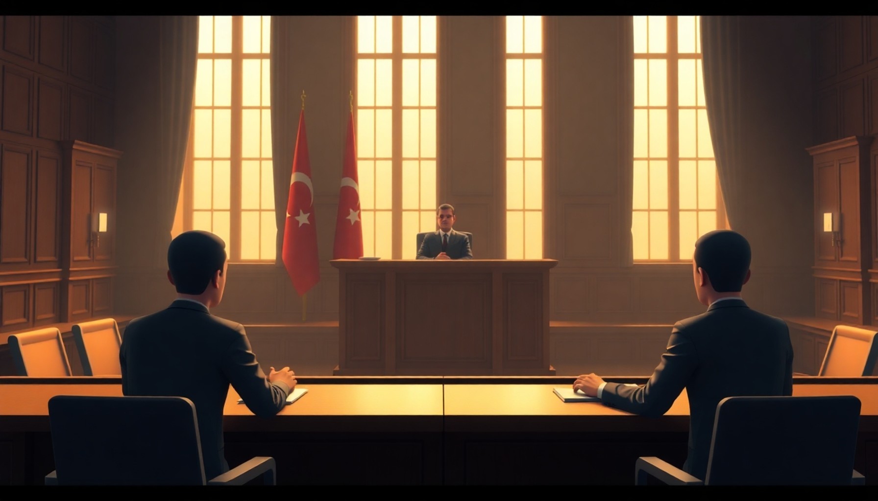 İş mahkemesinde hizmet tespiti davası duruşması
