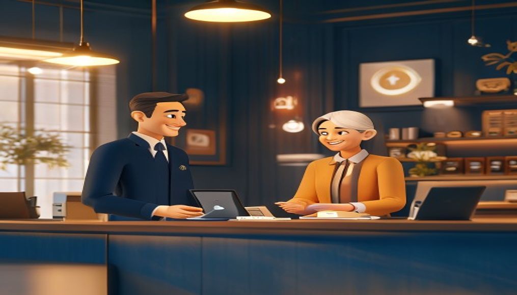 Türkiye'de e-Devlet ve Web‑Tapu kullanımını gösteren 3D illüstrasyon