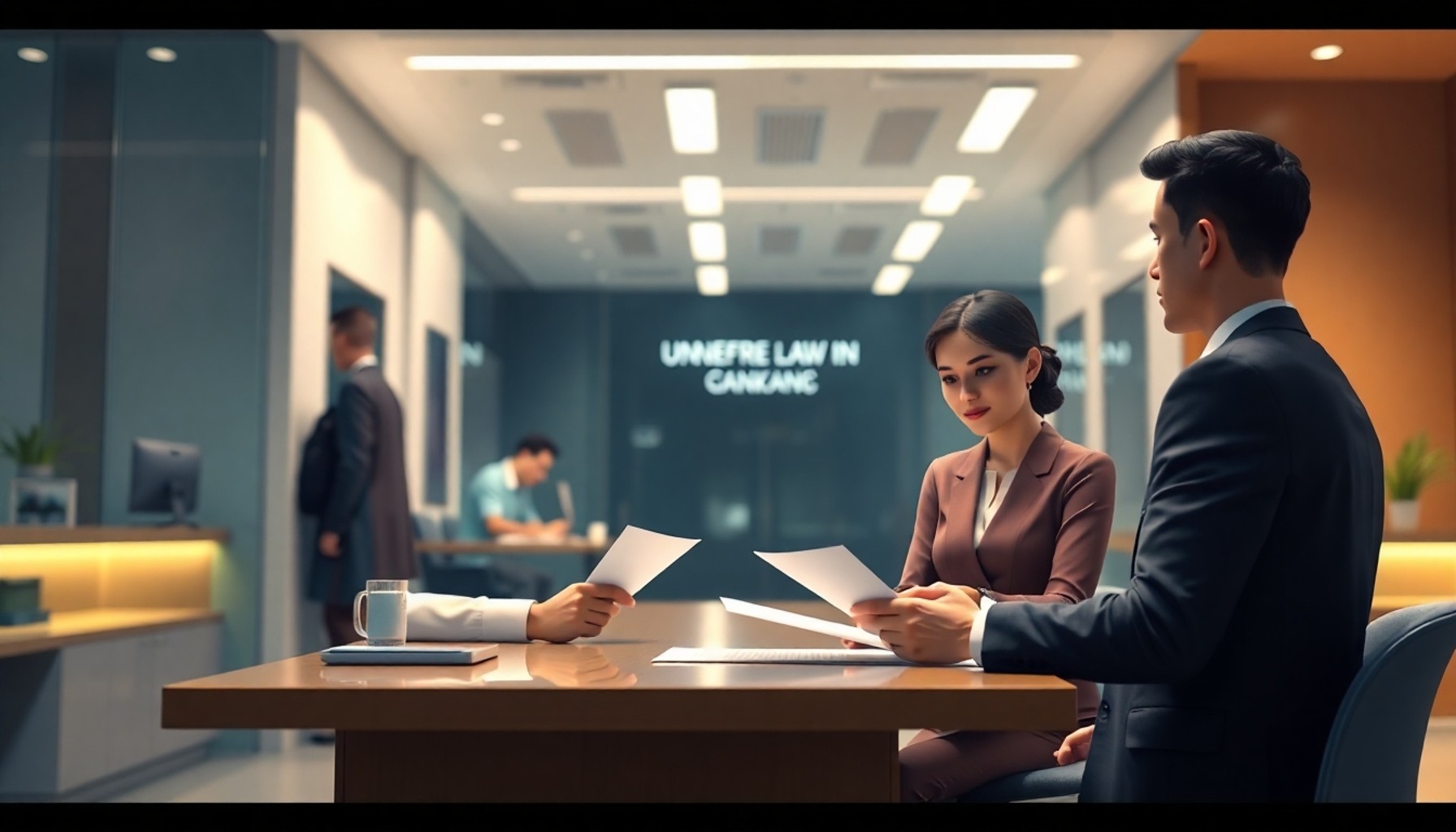 Banka şubesinde konut kredisi danışmanlığı