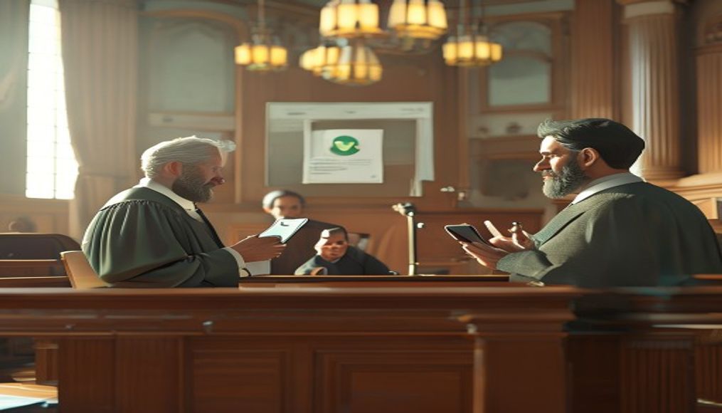 Türk mahkemesinde WhatsApp yazışması