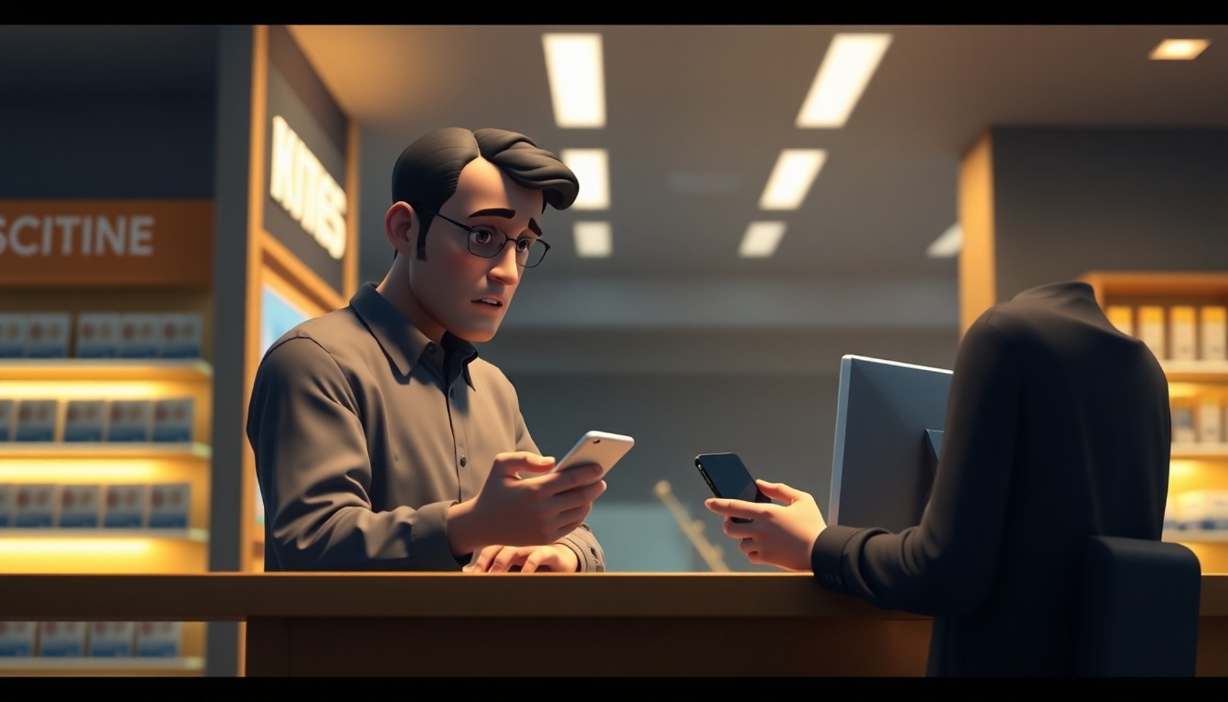 Operatör müşteri hizmetlerinde telefon sorunu yaşayan müşteri