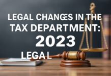 Hukukal Dairede Değişiklikler: 2023 Yılı Yasal Güncellemeler Legal Changes in the Tax Department: 2023 Legal Updates