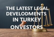 Türkiye’de Yatırımcılar İçin En Güncel Hukuki Gelişmeler The Latest Legal Developments in Turkey for Investors